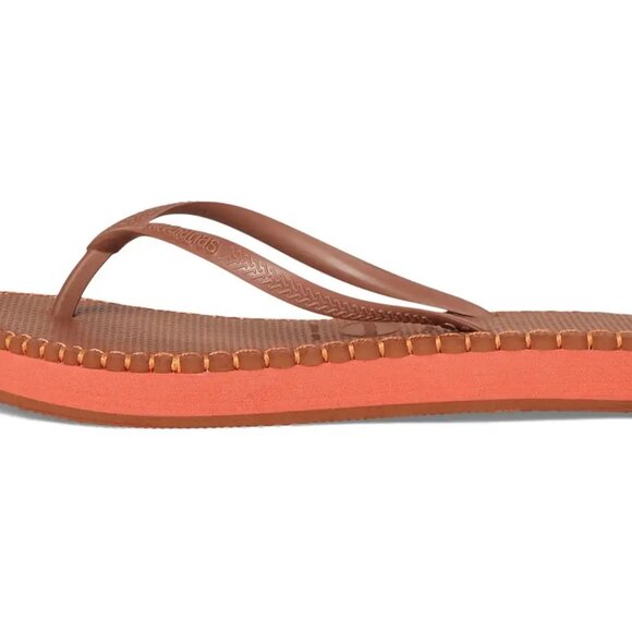 NWT HAVAIANAS SLIM FLATFORM LOOP FLIP FLOPS - Picture 8 of 11